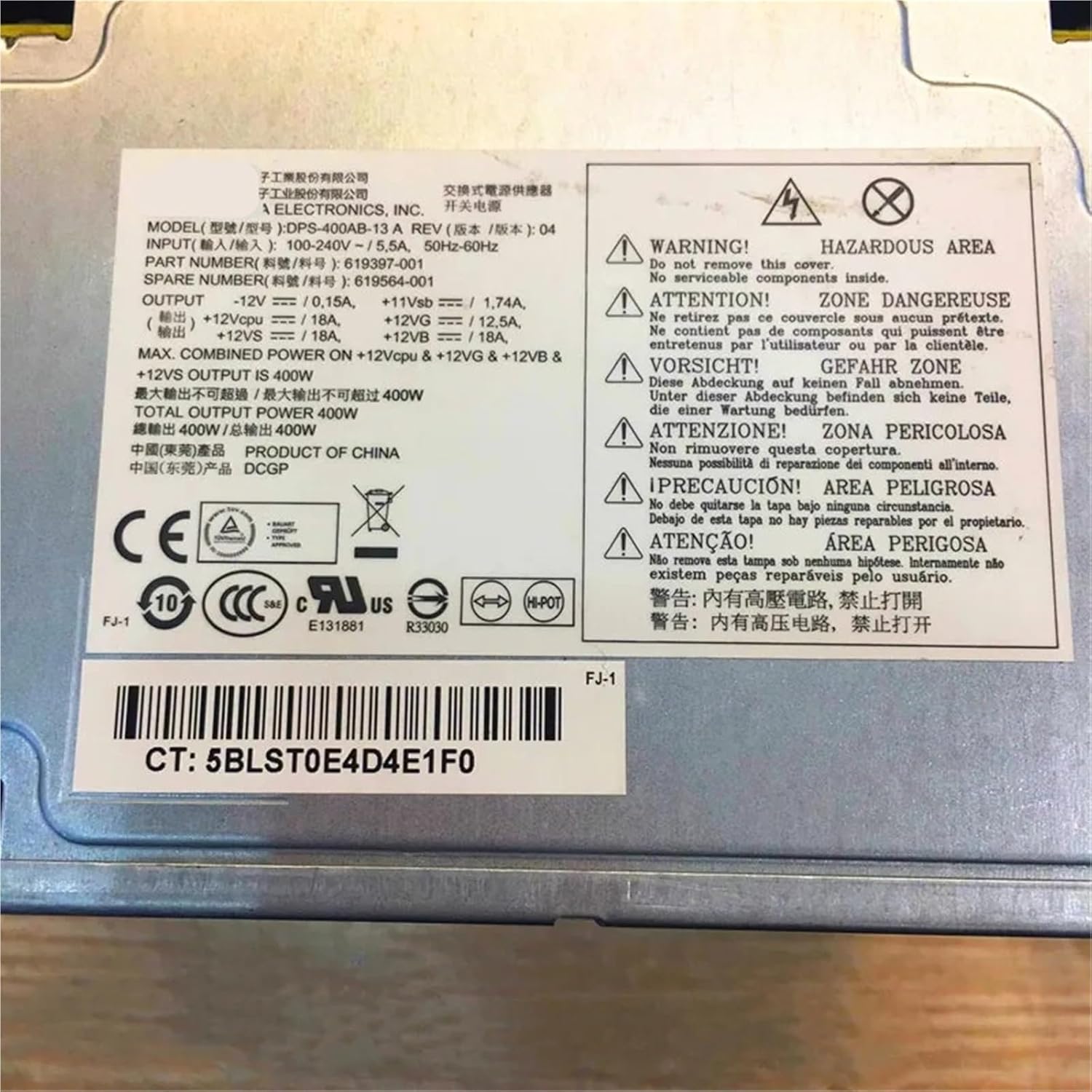 Power Supply Adapter for DPS-400AD Z21O 619397-001 619564-001 DPS-400AD-13A Power PSU Adapter Cable