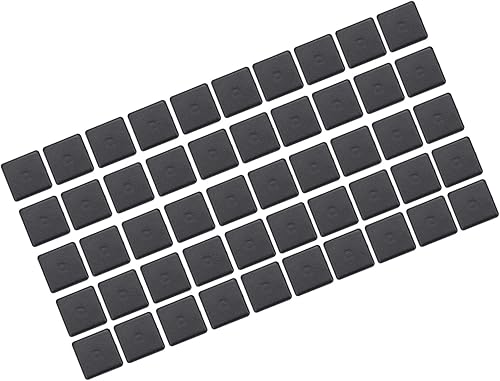 Miniatura 6 de ViaGasaFamido 50 piezas de tapa de extremo de perfil de aluminio industrial, duradero, accesorios de plástico, tapa de extremo negra para perfiles