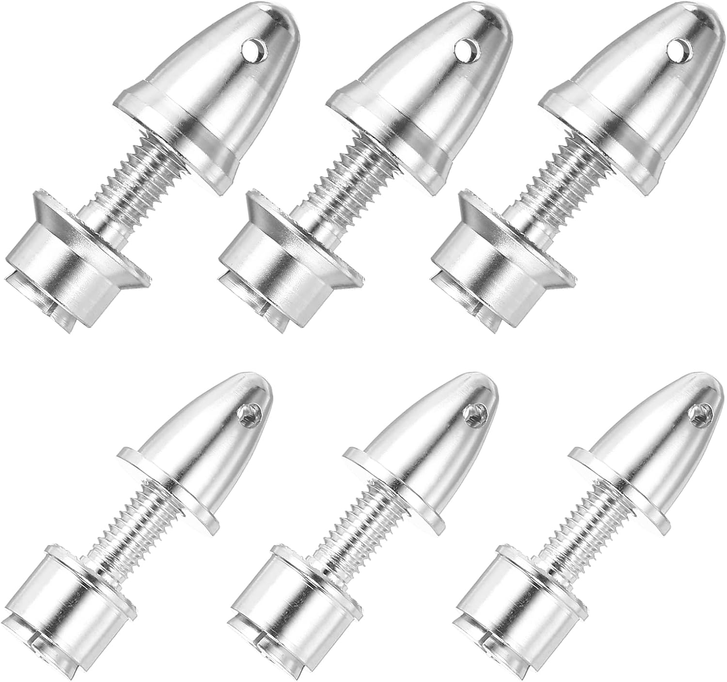 Sourcing Map Adattatore Elica In Lega Di Alluminio Per Motore Brushless RC - Apertura 3,17 Mm, Asse Uscita 5 Mm, Per Aerei E Modellismo - 3
