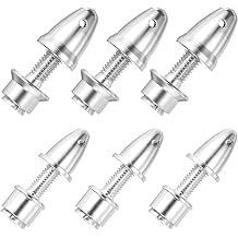 sourcing map RC Plane Airplane Spinners 3.17mm Aperture 5/6mm Output 6pcs