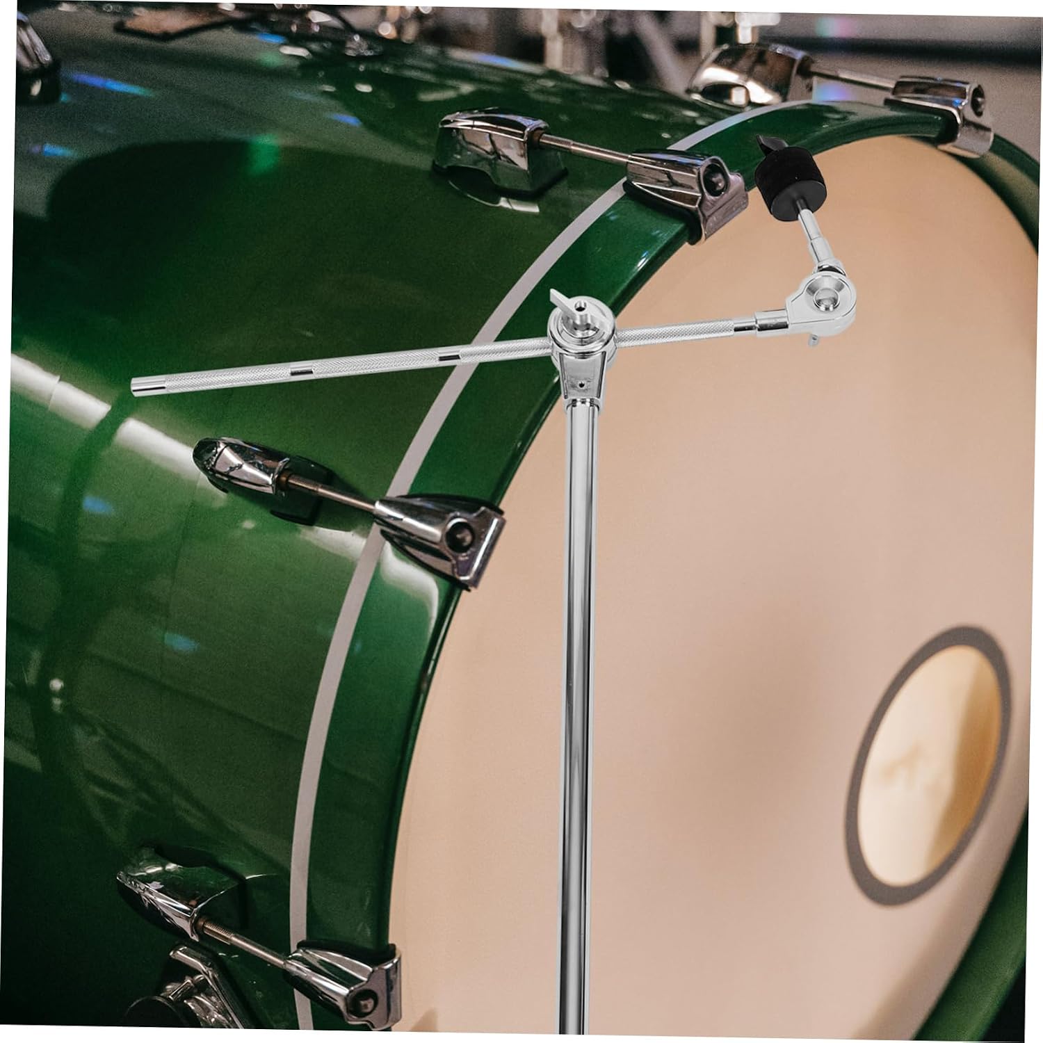 ibasenice Alloy Drum Mount Holder Adjustable Cymbal Arm Boom Arm Attachment Mounting Bracket