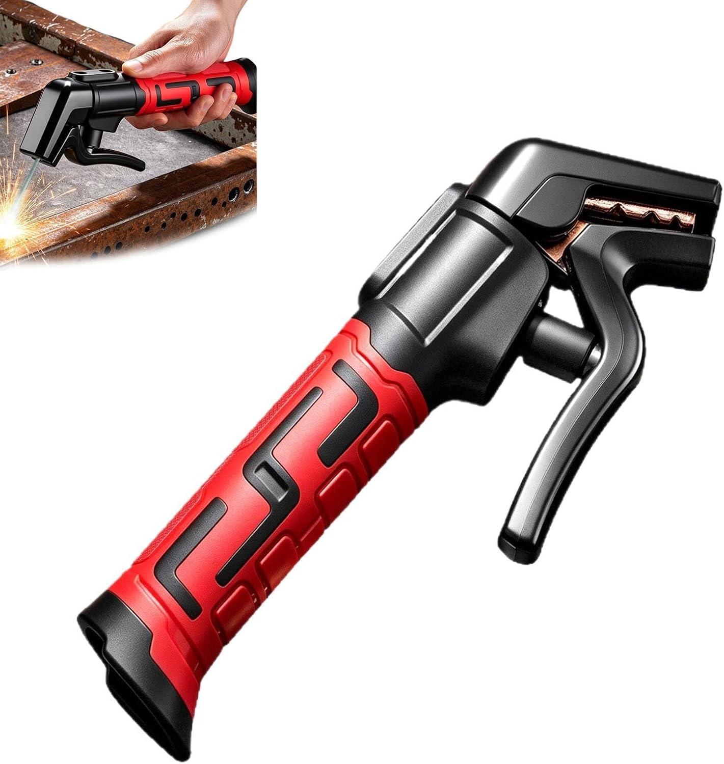 Stick Welding Stinger 800 Amp Heavy Duty Anti Scald Multi Angle | Welding Holding Clamp for Welder Car Repair Pipe Connections Home Garage Shipyard