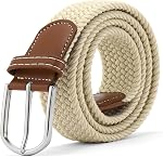 GAEKEAO Ceinture élastique tressée pour hommes 1 Ceinture tissée de 3/8" pour pantalons de golf casual Jeans