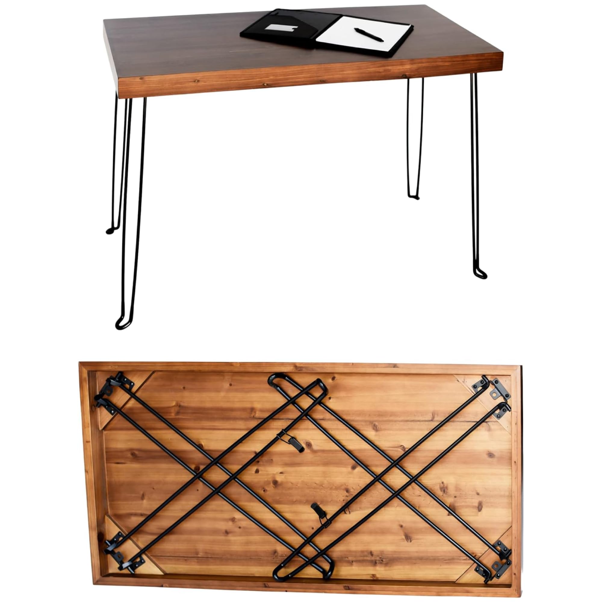 Sleekform Wooden Folding Desk - The Portland