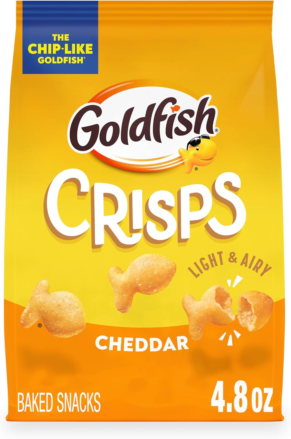 Crisps Cheddar Baked Chip Craers, Bag