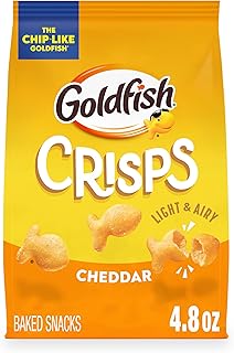 Crisps Cheddar Baked Chip Crackers, 4.8 Oz Bag