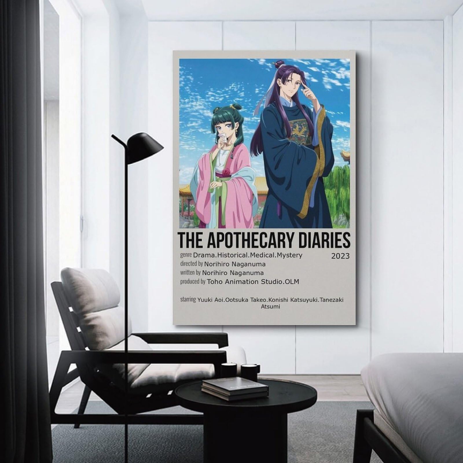 Poster Vintage The Apothecary Diaries Sur Toile 30x45 Cm - Déco Murale Esthétique Pour Salon Ou Chambre