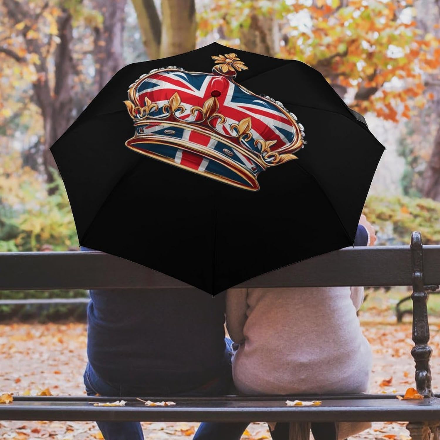 British Union Jack UK Flag Travel Umbrella Windproof UV Rain Portable Folding Umbrellas