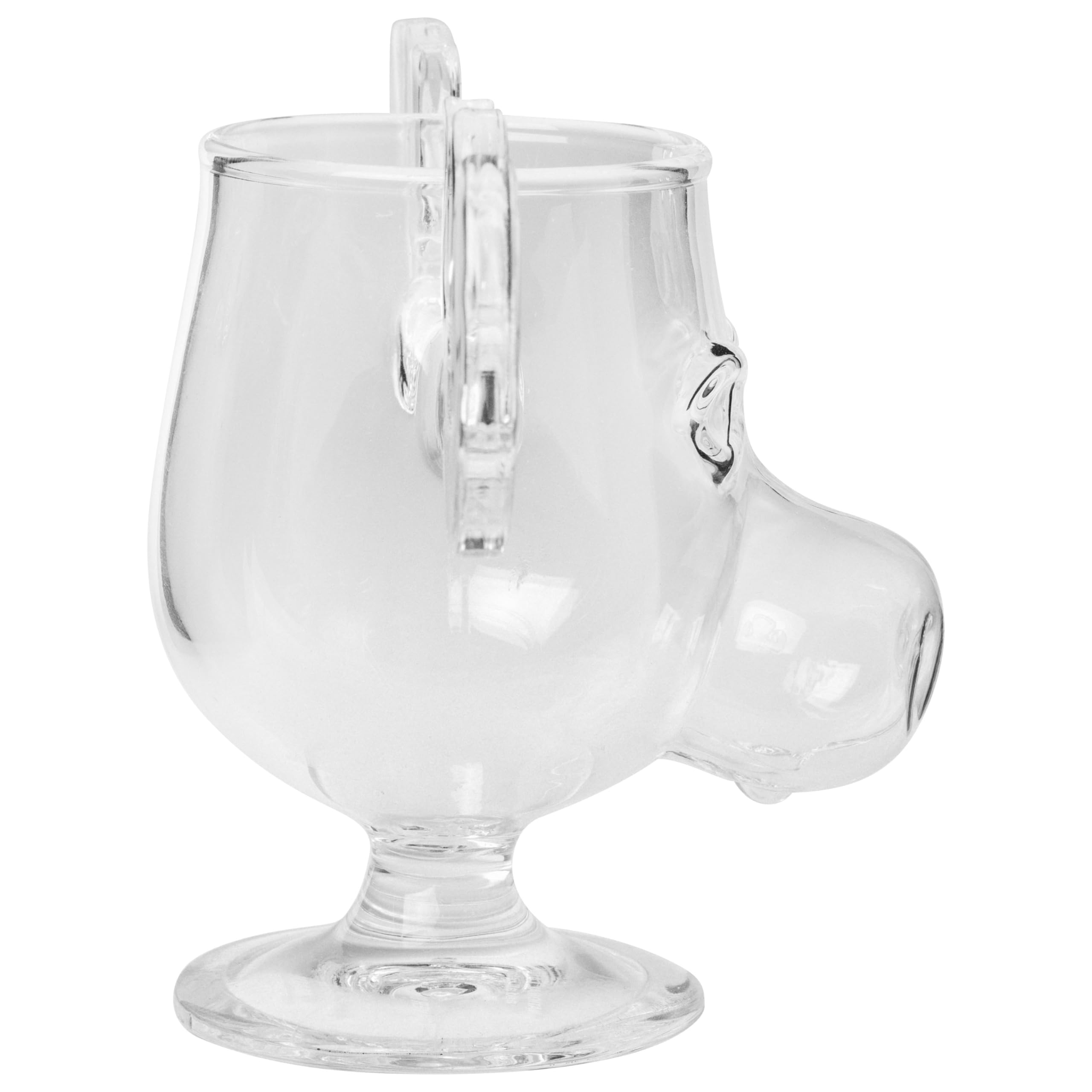 Silver Buffalo Tasse en verre Motif élan de Noël 237 ml