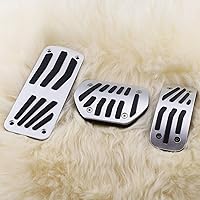 Vista 3 de for Citroen C3 C4 for DS 3 4 6 DS3 DS4 DS6 2013-2020, Stainless Steel Car Pedals Gas Brake Pedal Cover Rest Pedal