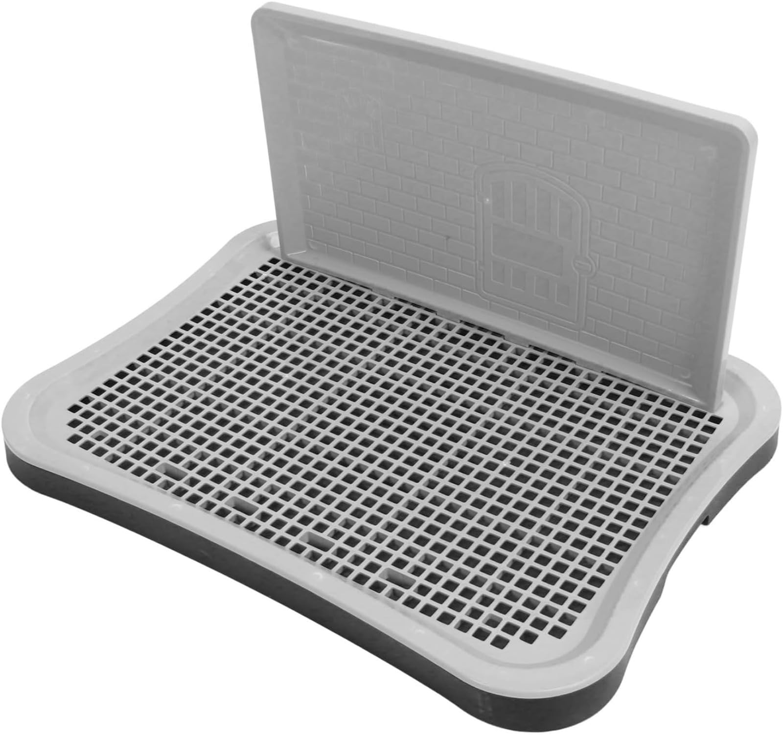 Plateau de dressage pour chiens avec colonne murale, toilettes intérieures avec porte pipi