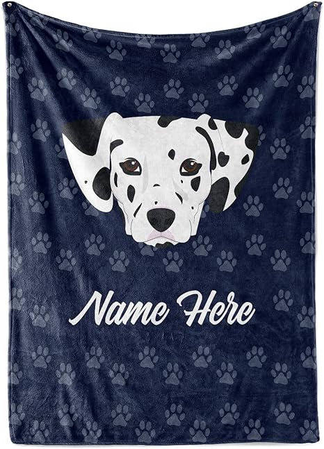 personalized fleece dog blanket