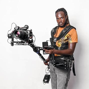 DF DIGITALFOTO Thanos Pro II Support Vest Steadicam System for Crane3S,RS5/RS4/RS4PRO/RS 2/RS3/RS3 Pro Gimbal with Rotating Monopod, Almost Compatiable with All Gimbals with 1/4 or 3/8 Screw Hole