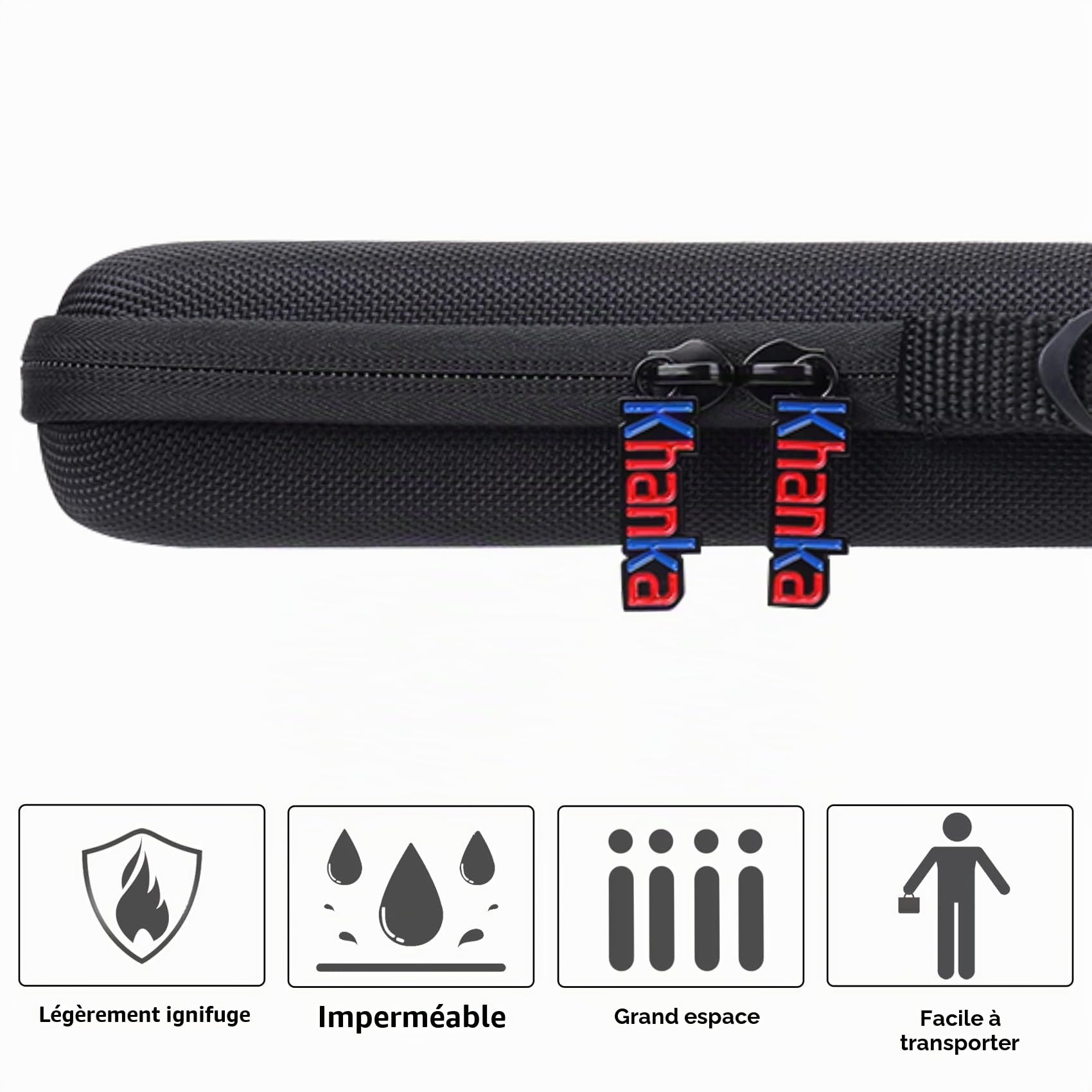 Khanka Dur Cas étui Housse de Voyage pour M-Audio Keystation Mini 32 MK3 Clavier Maître Mini USB/MIDI Ultra Portable.