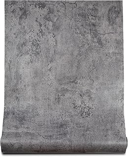 W B D適格請求書発行 壁紙 コンクリート 壁紙シール コンクリート リメイクシート 厚手 シワになりにくい 透けない 5m 幅40cm 貼りやすい リアルな質感 はがせる壁紙 初心者 女性一人でもOK 無臭無毒 防水防汚 賃貸OK リビング...