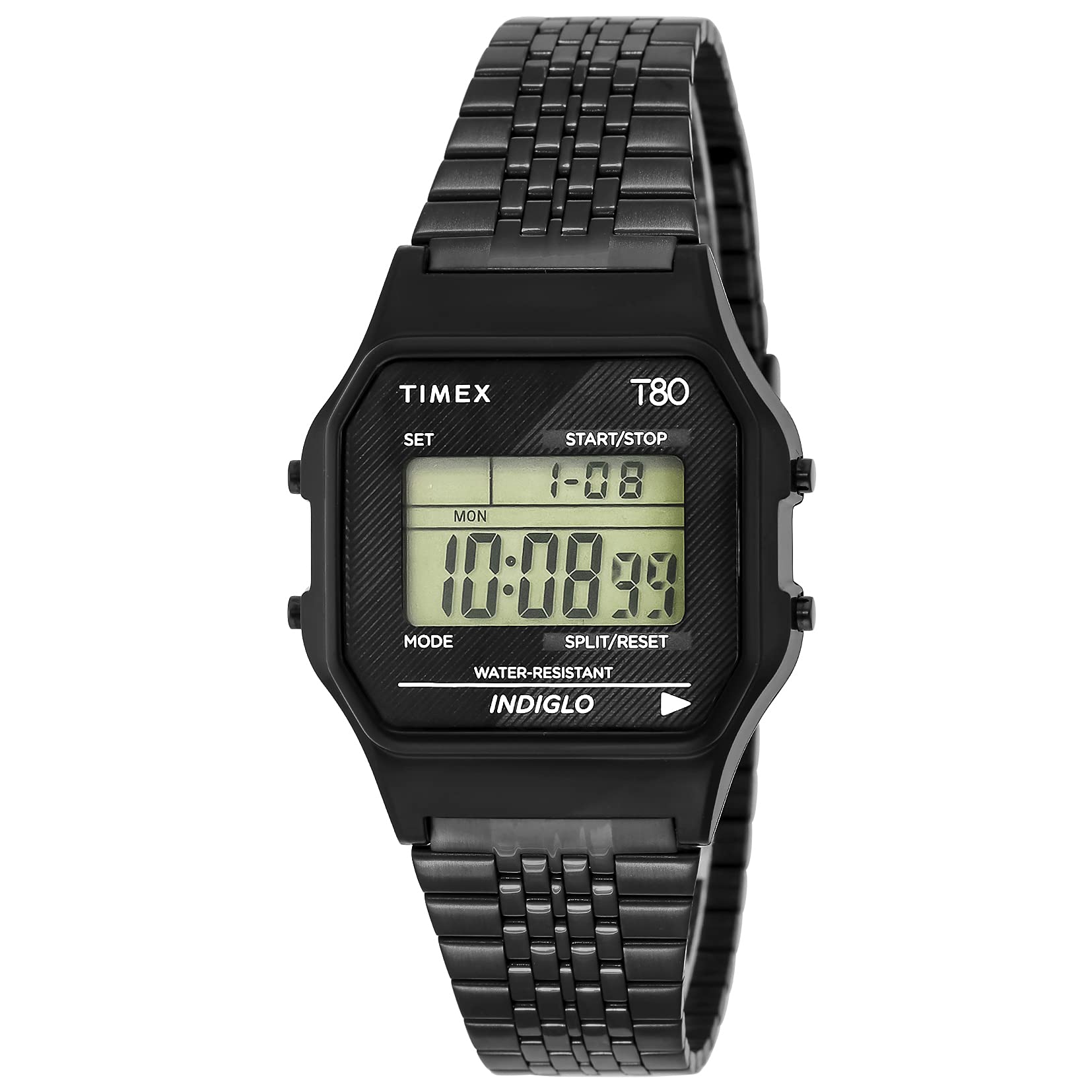 [TIMEX(タイメックス)] Ｔ８０ ウォッチ クォーツ 3気圧防水 プラスチック ブラック文字盤 TW2R79400 ユニセックス[正規品]