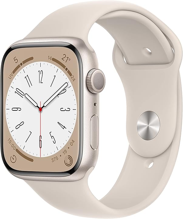 Apple watch series 8 (gps 45mm) smartwatch con cassa in alluminio color galassia Apple watch series 8 (gps 45mm) smartwatch con cassa in alluminio color galassia