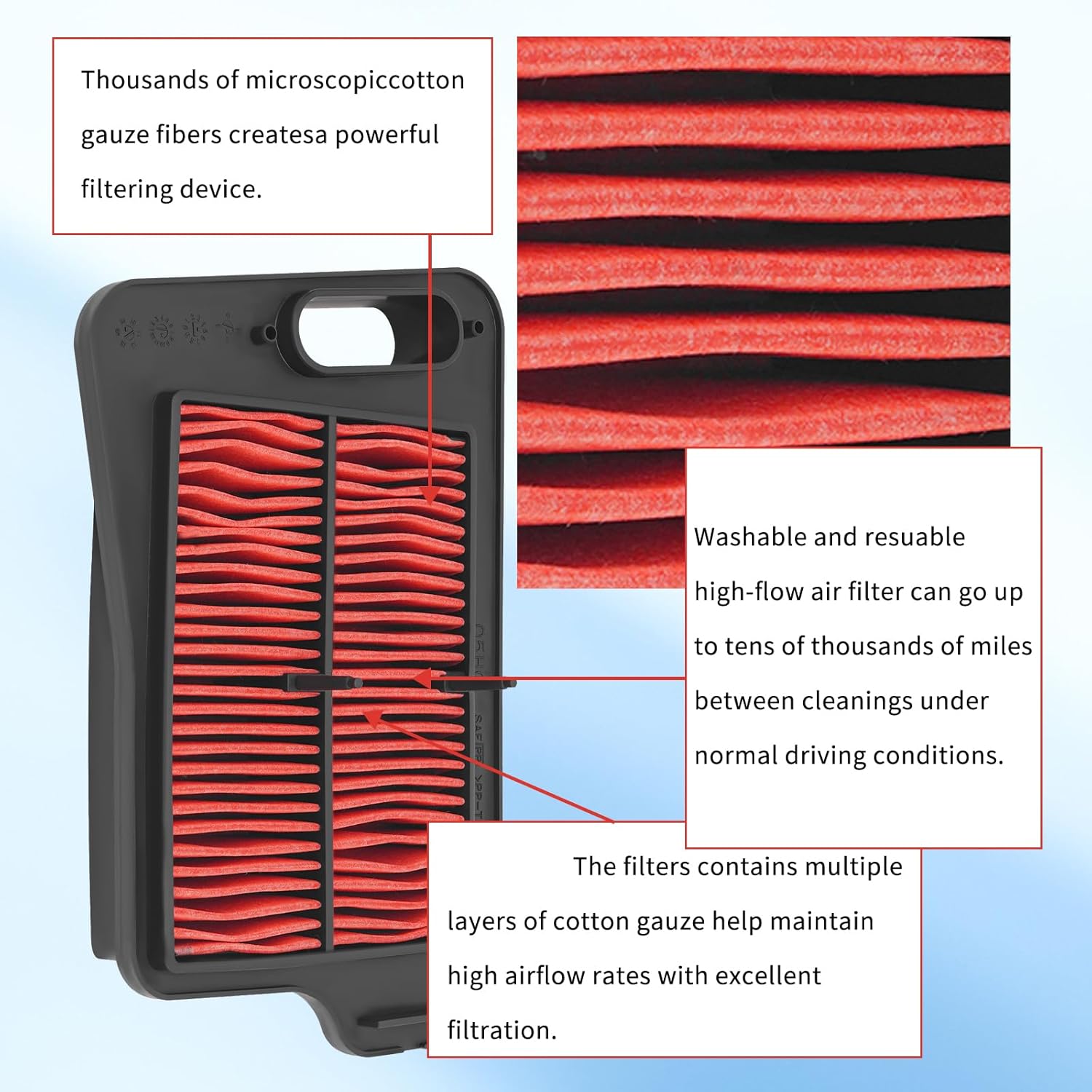 AHL Air Filter 13781-05H00-000 & Oil filter & Spark plug Compatible with SUZUKI AN400 BURGMAN 2007-2015