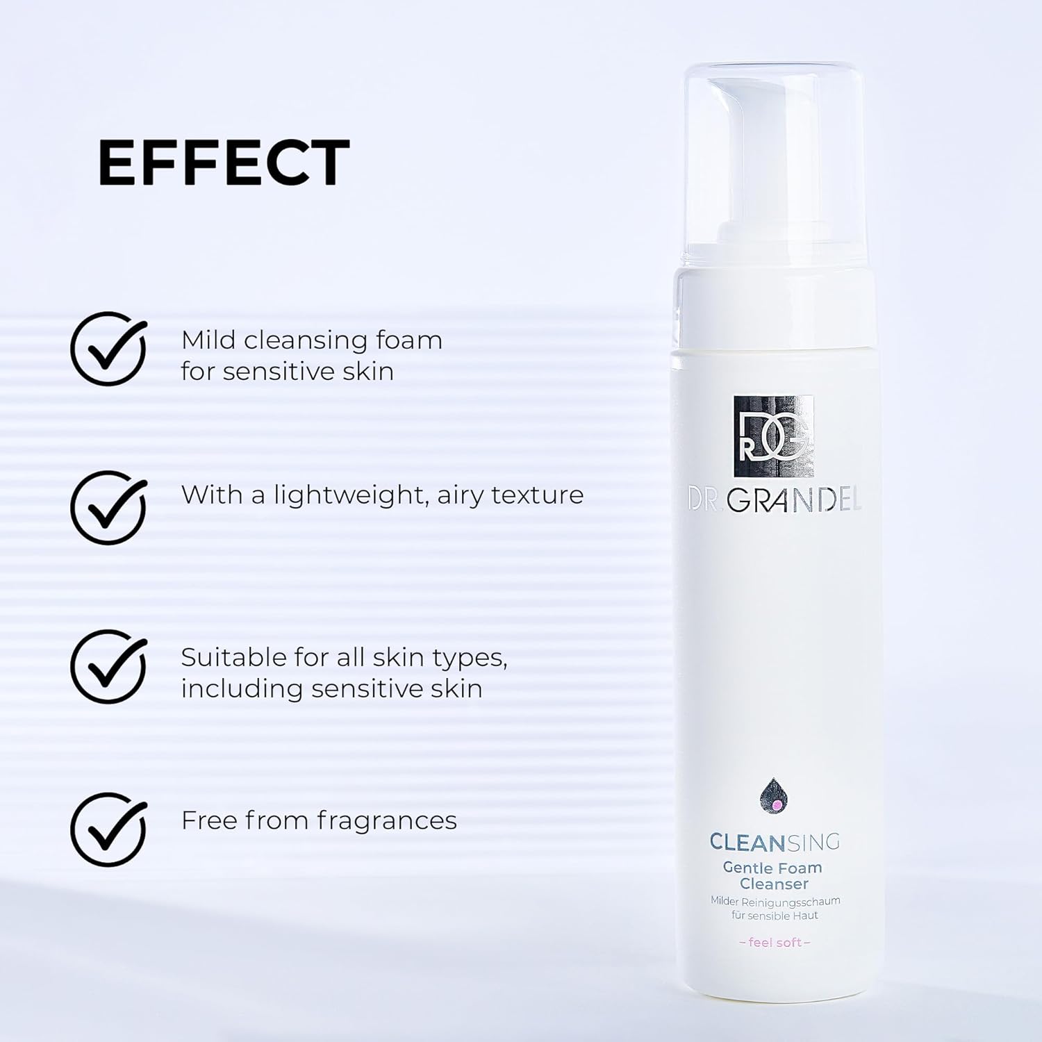 DR. GRANDEL CLEANSING Gentle Foam Cleanser I mild cleansing foam for sensitive skin - Image 2