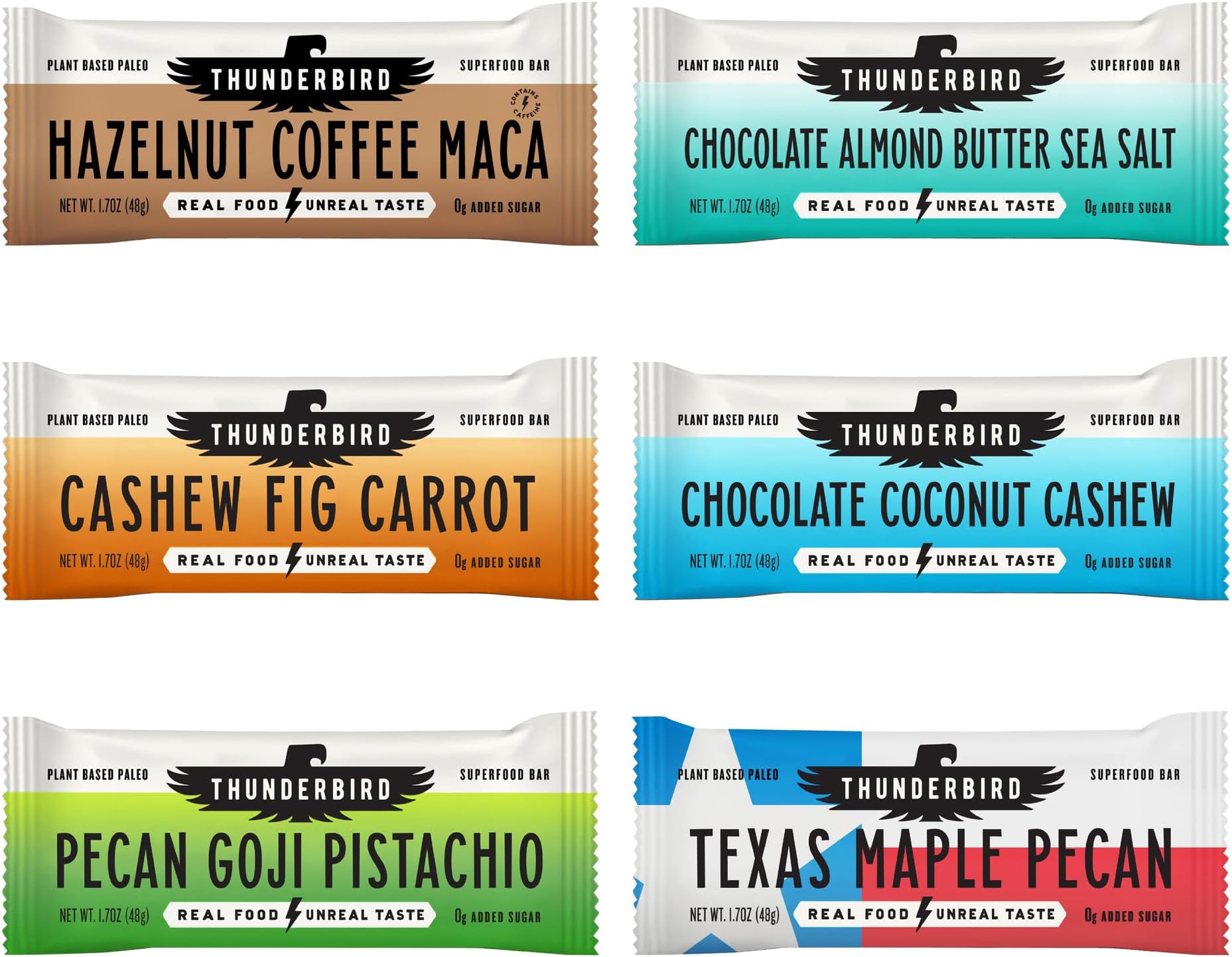 - Gluten Free, Paleo, Vegan Snack Food Bar Variety Pack - 102 Ounce