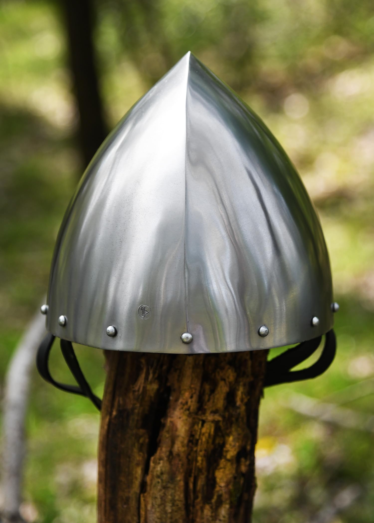 Ulfberth - Nasalhelm - St. Wencelass - Wenzelhelm - 2mm Stahl - Schaukampftauglich - Mittelalter - Reenactment - LARP