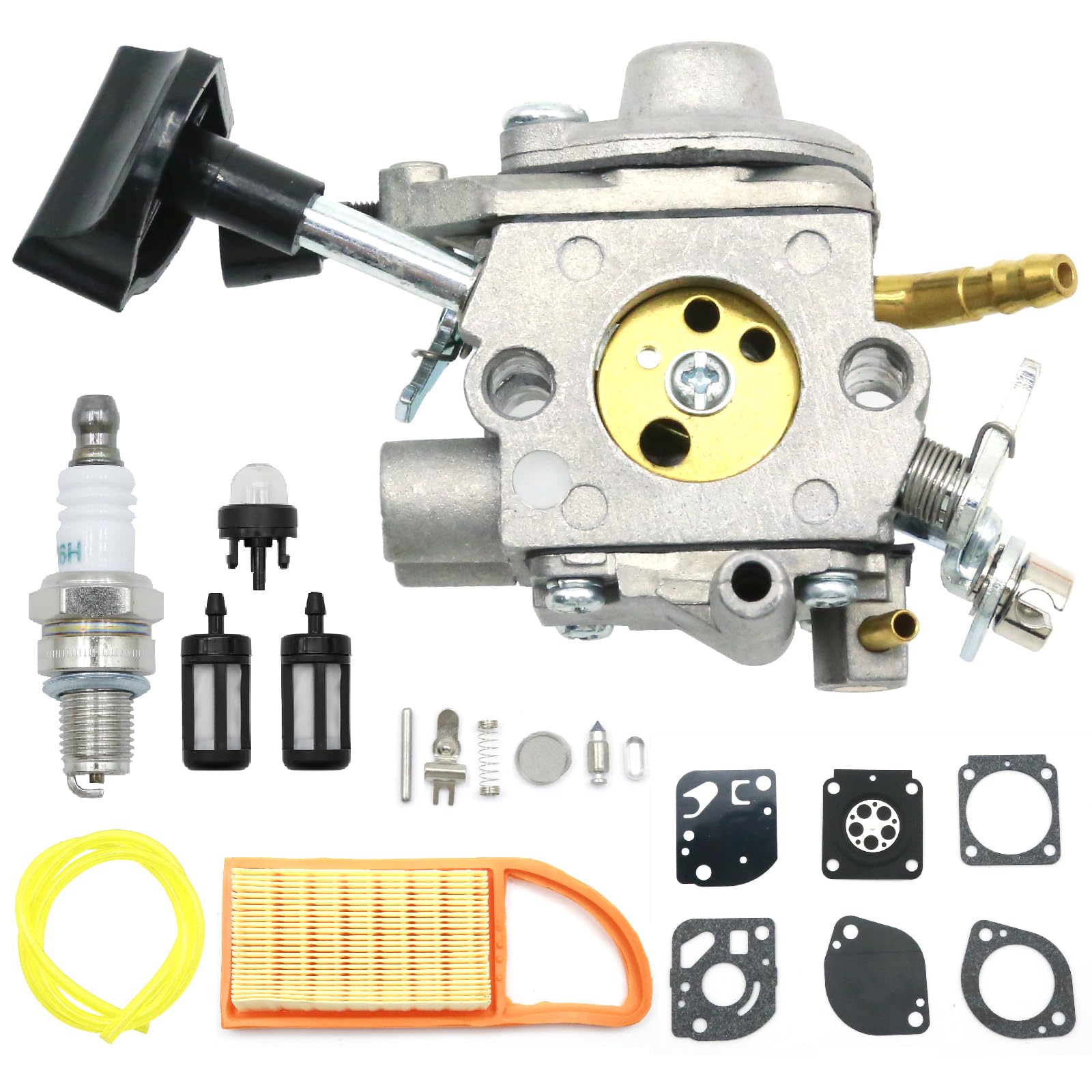 Hoypeyfiy 42821200608 Carburetor Kit, Replacement for Stihl BR600 BR500 BR550 BR700 Backpack Blower, Replaces 42821200607 C1Q-S183 - Image 2