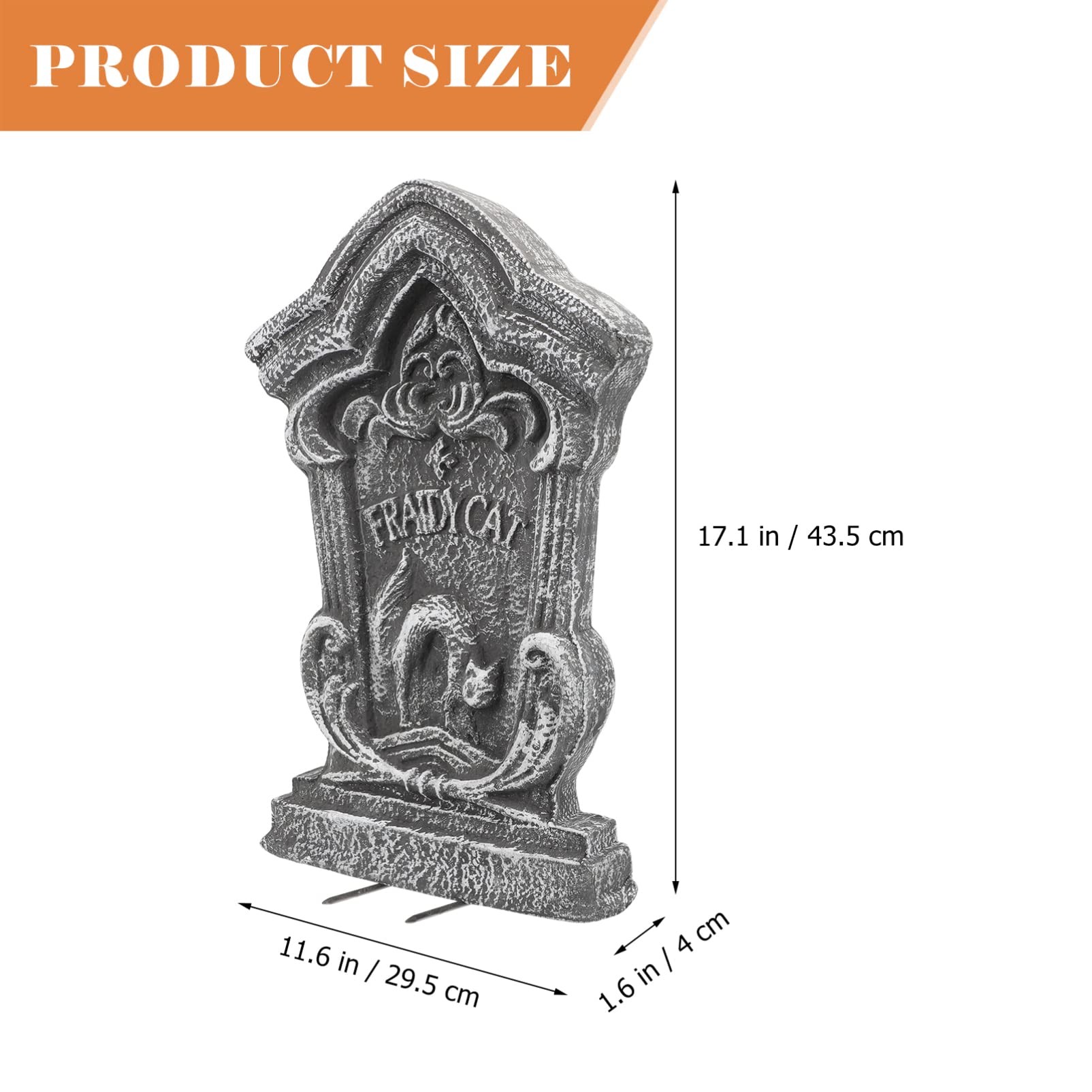 2 sztuki Halloween Nagrobki Decor, halloween wystrój Halloween Nagrobek Dekoracja Nagrobek Craft Halloween Pianka Cmentarz
