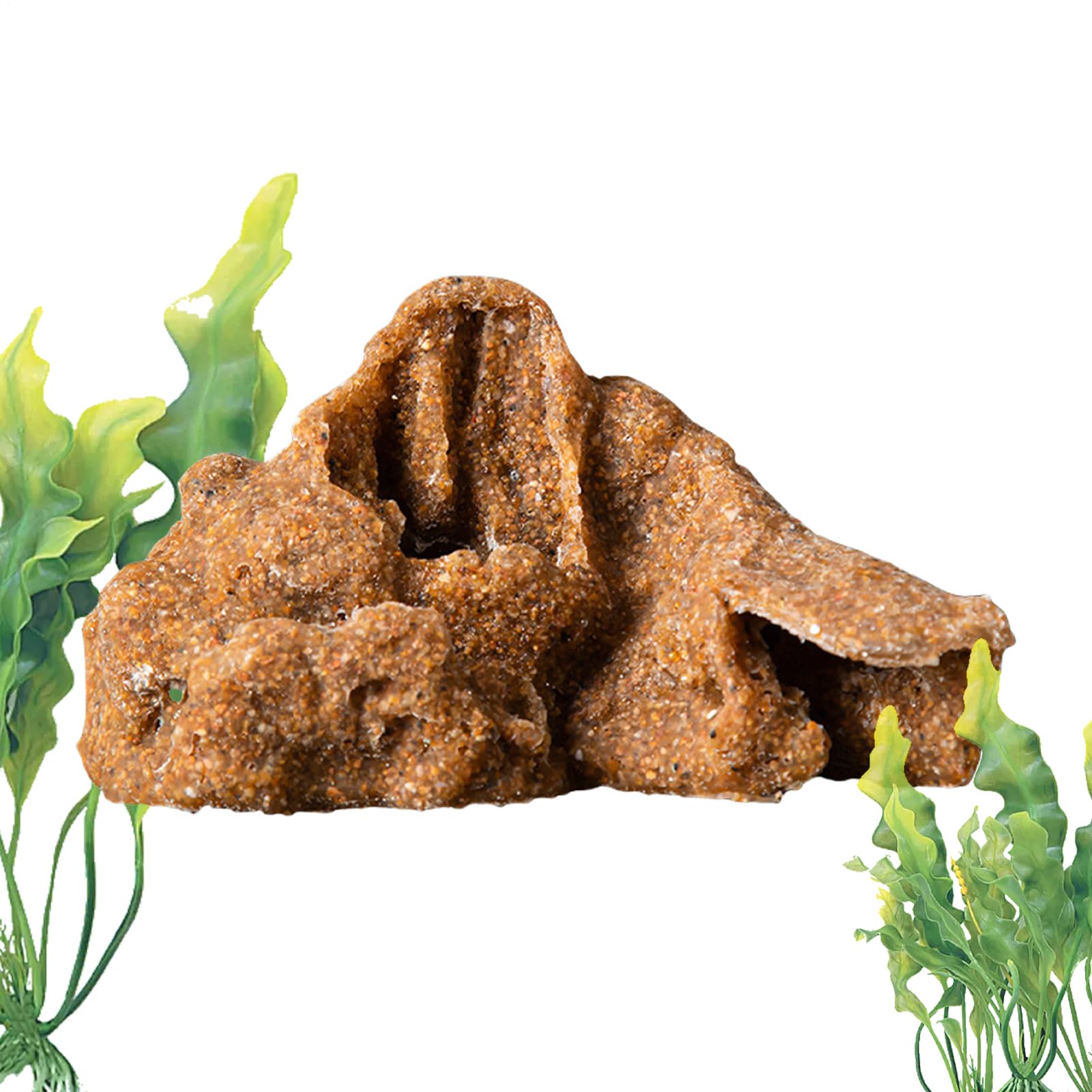 Grotte pour terrarium en faux rocher résineux haut de gamme pour agame barbu et tortue