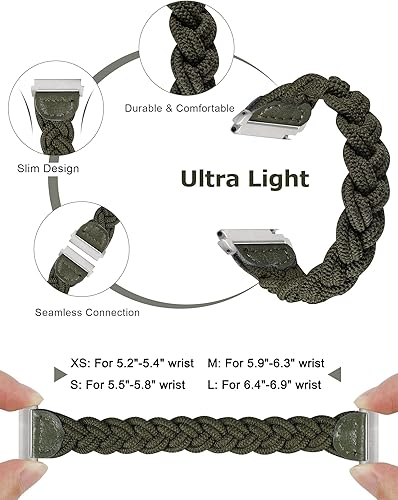 Miniatura 2 de Wearlizer Bandas elásticas compatibles con Samsung Galaxy Watch 7654 de 1.57 pulgadas, 1.73 pulgadas, Watch 6 Classic de 1.73 y 1.77 pulgadas, Watch