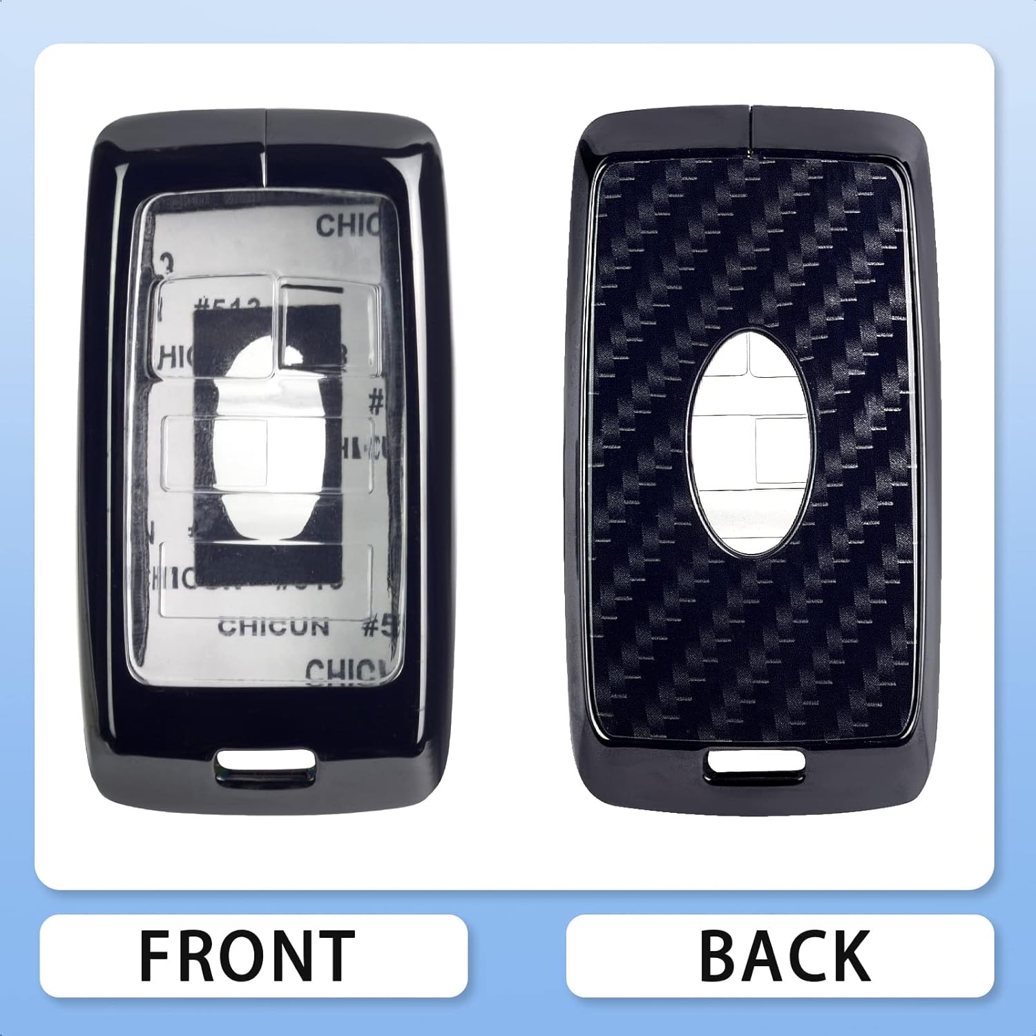 zinc Alloy Smart Key Case Cover Compatible with Land Rover Discovery Range Rover Sport Evoque