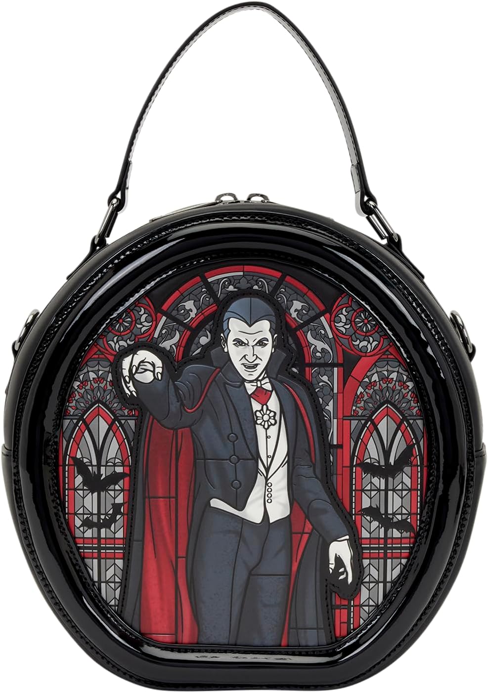Loungefly Universal Monsters: Dracula & Frankenstein - Crossbody Bag with Adjustable Strap - Collectible Bags