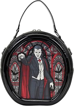 Loungefly Universal Monsters Dracula & Frankenstein - Crossbody Bag with Adjustable Strap - Collectible Bags
