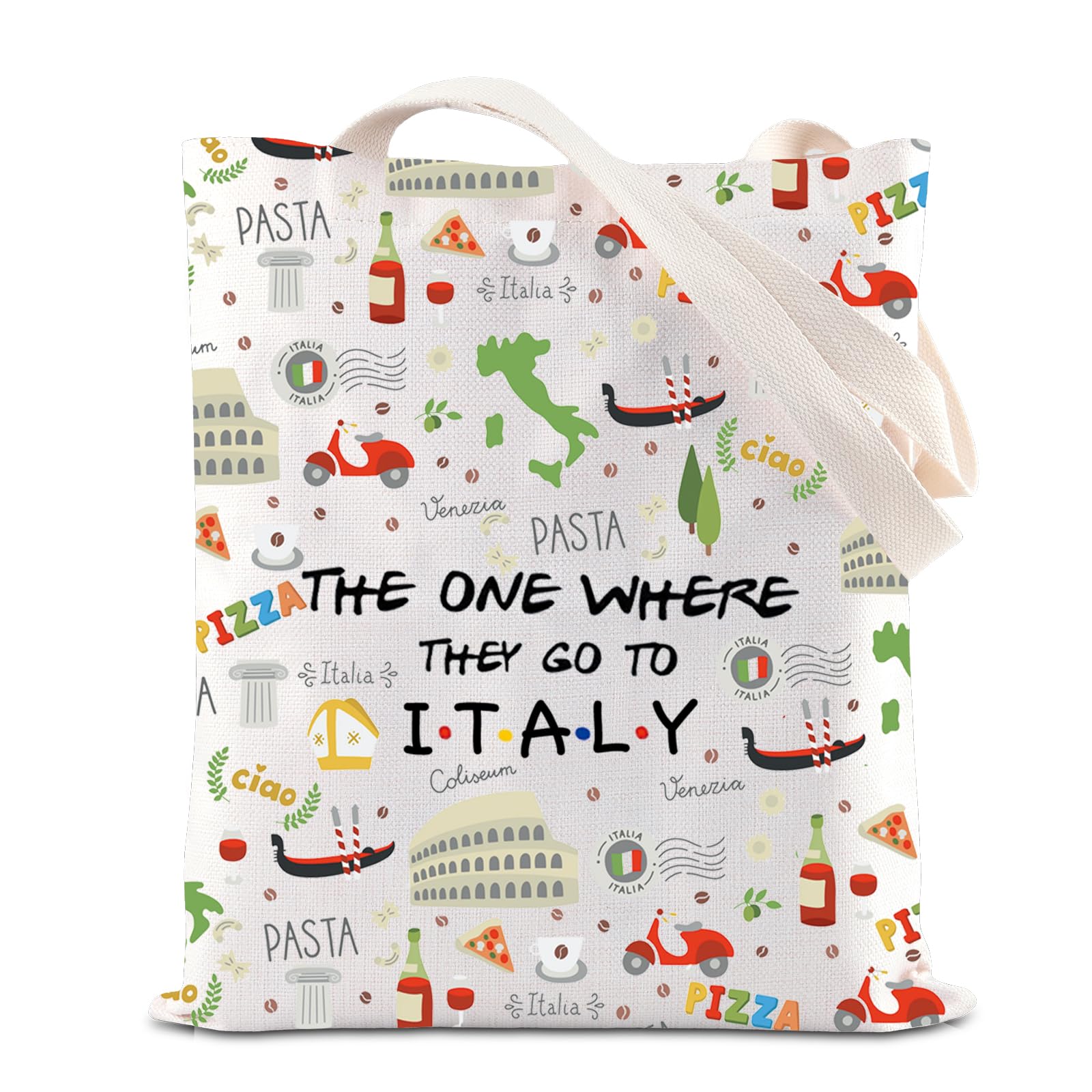 I Love Italy Makeup Bag - Italy Honeymoon & Travel Gift - Welcome & Housewarming Souvenir