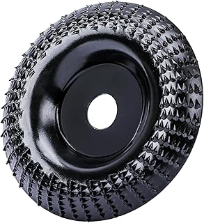 1 Pcs Wood Carving Disc Grinder Wheel Disc,Wood Carving Tools,4 Inch (100mm) Angle Grinder Wood Sanding Disc,5/8” (16mm) Arbor, Angle Grinder Attachments,Woodworking Tools Suitable for Wood Carving