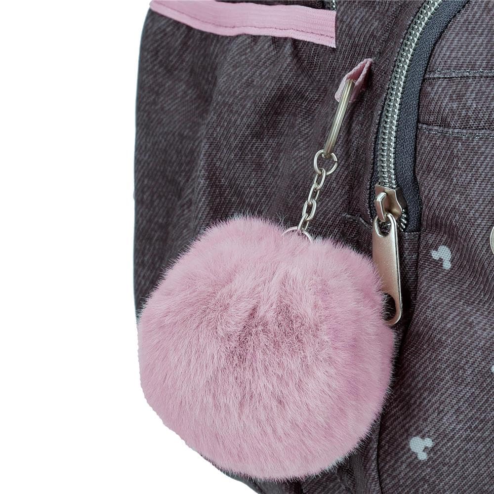 Joumma Bags, Mickey Studs, mochila escolar, fabricada en Poliéster, Tirantes anchos, ergonómicos y acolchados, Ligera y práctica para ofrecer una mayor comodidad, Asa superior para colgar.