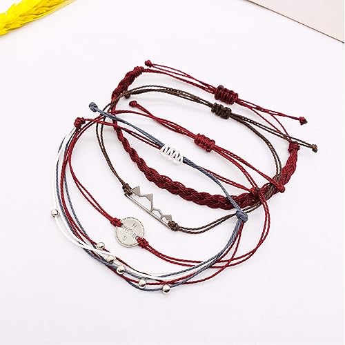Miniatura 7 de Long tiantian String Bracelets for Women Wave Bracelet for Surfers Braided Rope Friends Woven Adjustable Bracelets Waterproof Handmade Bracelet Sets