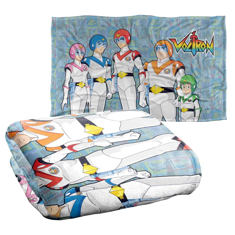 Trevco Voltron Team Silky Touch Super Soft Throw Blanket 36" x 58"