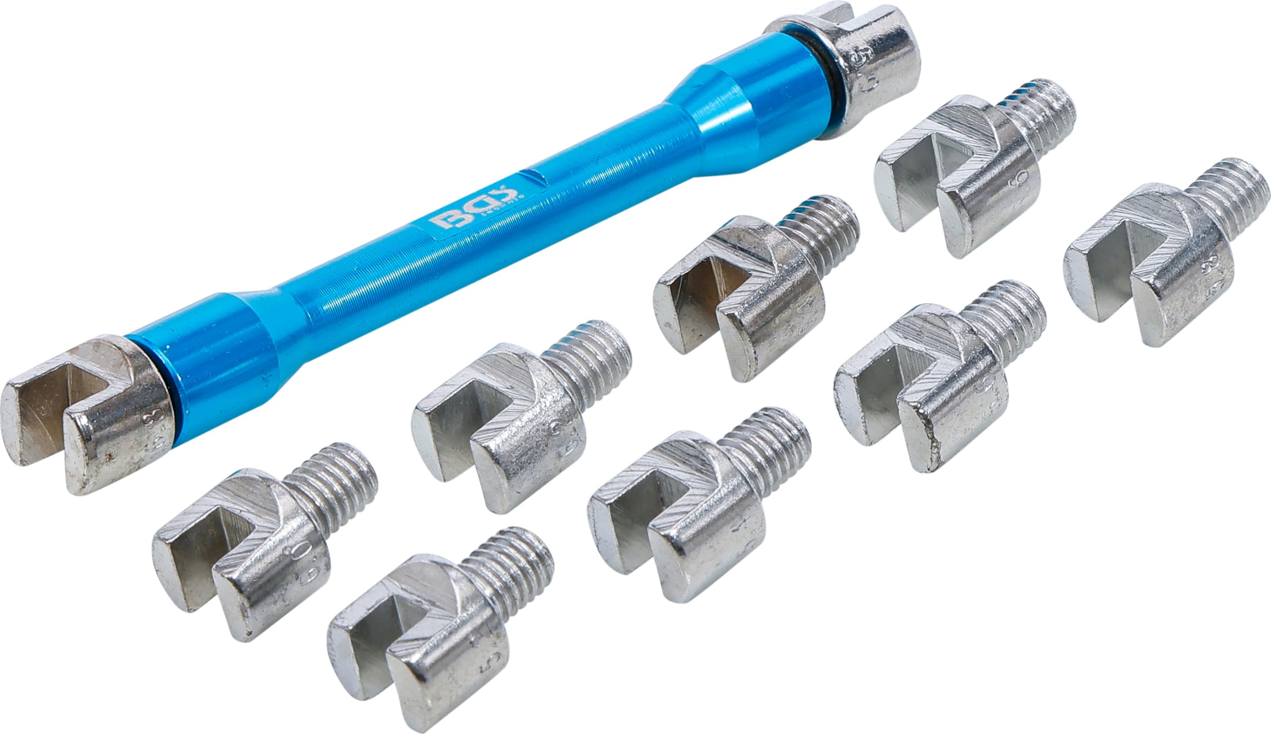 BGS 8361 | Chiave per raggi | teste intercambiabili | per motoveicoli | 10 pz.