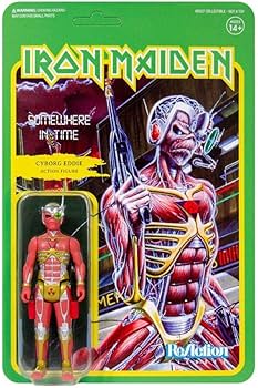 希少 Iron Maiden Somewhere in Time フィギュア NECA Iron Maiden Eddie Somewhere in Time Robot Action Figure