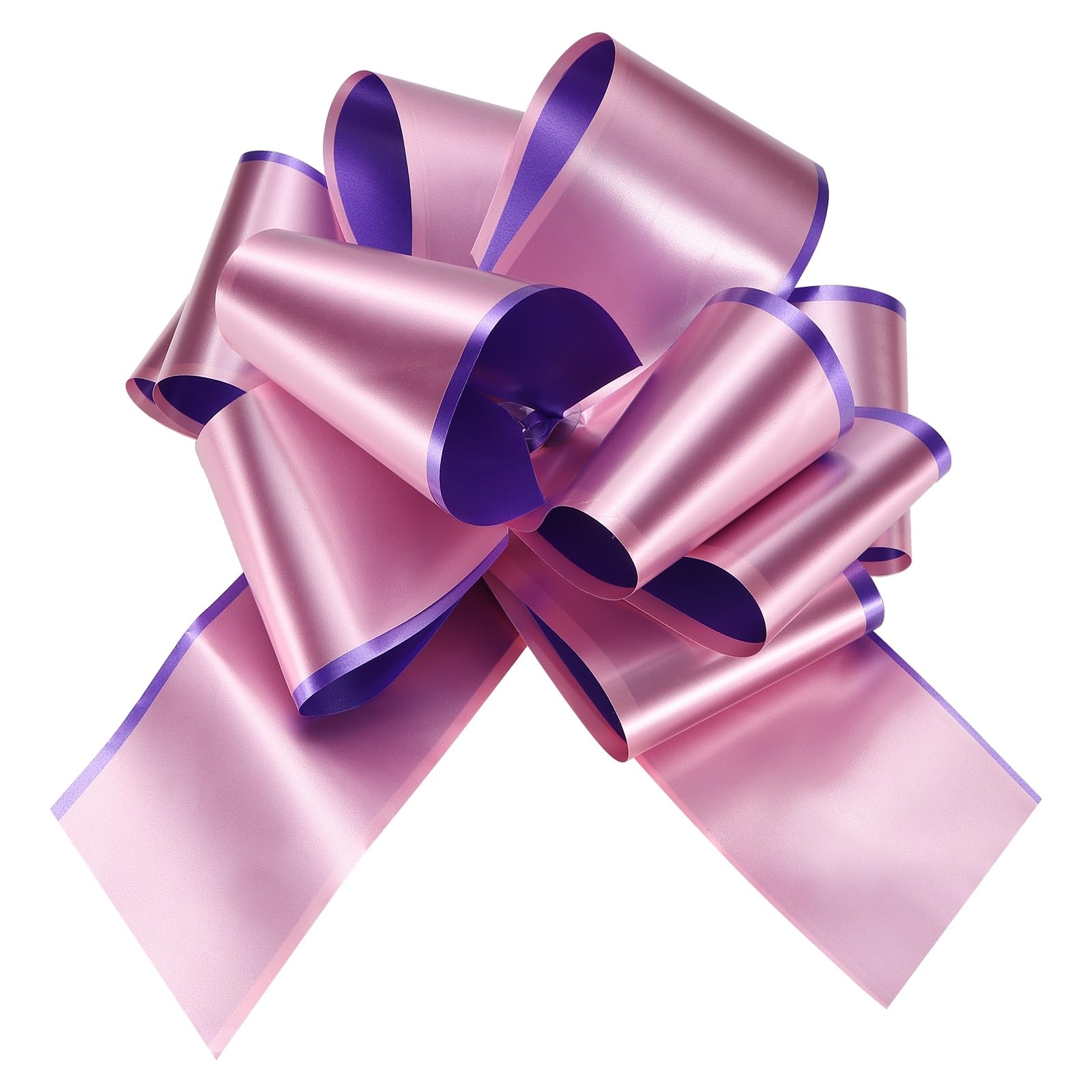 Lazo decorativo grande para bicicleta y fiestas infantiles en color morado y rosa PATIKIL
