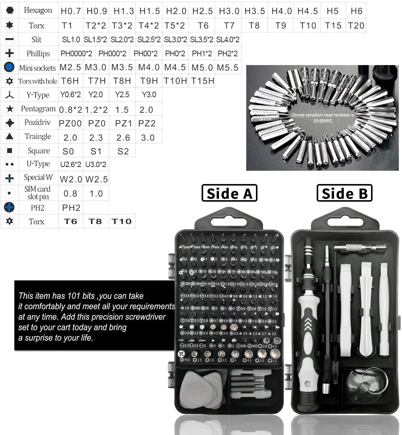 115 in 1 Precision Screwdriver...