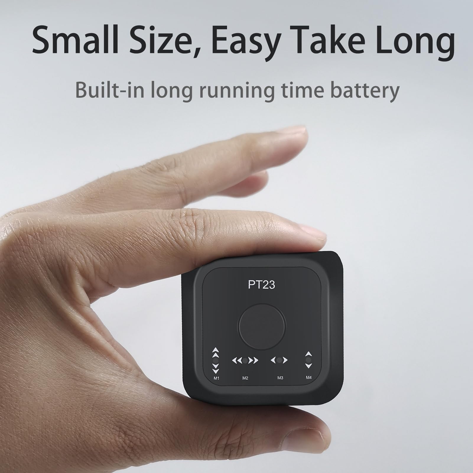 Kabelloses Seitenwender-Pedal, PT23 Bluetooth-Seitenwender-Fußschalter für Tablets, Smartphones, PCs, 4 Modi, Wiederaufladbarer Musik-Seitenwender-Controller für IOS, für (BLACK)
