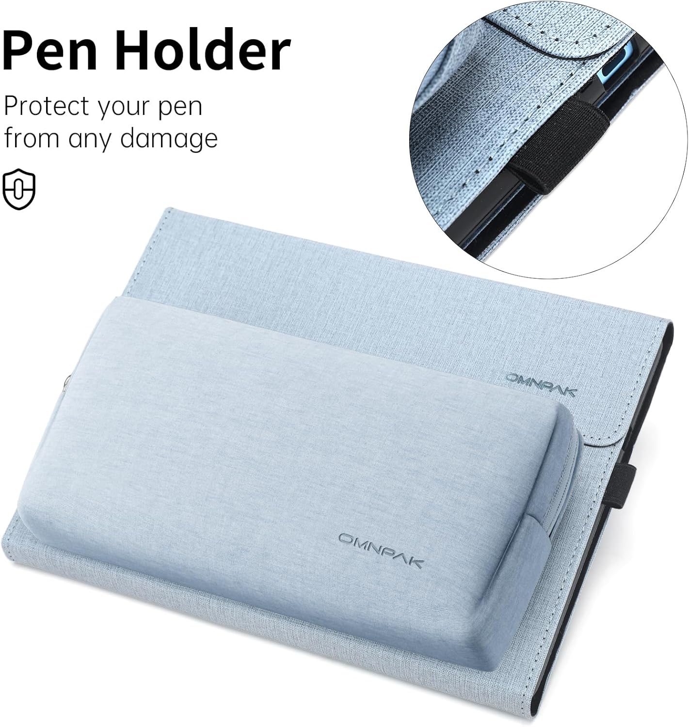 Omnpak Microsoft Surface Pro 11/10/9 Case, Lightweight Protective, Multiple Angle, Stylus Holder, Designed for Surface 11th Edition AI 2024/Pro 9 5G 13" 2022, Compatible with Type Cover Keyboard - Image 6