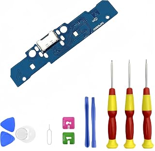 Galaxy Tab A 10.1 USB Charging Port Flex Cable Replacement for Samsung Galaxy Tab A 10.1 T510 Type-C Charger Dock Board Flex Cable Connector Repair Part with Tools SM-T510 SM-T515
