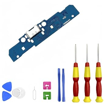 Galaxy Tab A 10.1 USB Charging Port Flex Cable Replacement for Samsung Galaxy Tab A 10.1 T510 Type-C Charger Dock Board Flex Cable Connector Repair Part with Tools SM-T510 SM-T515