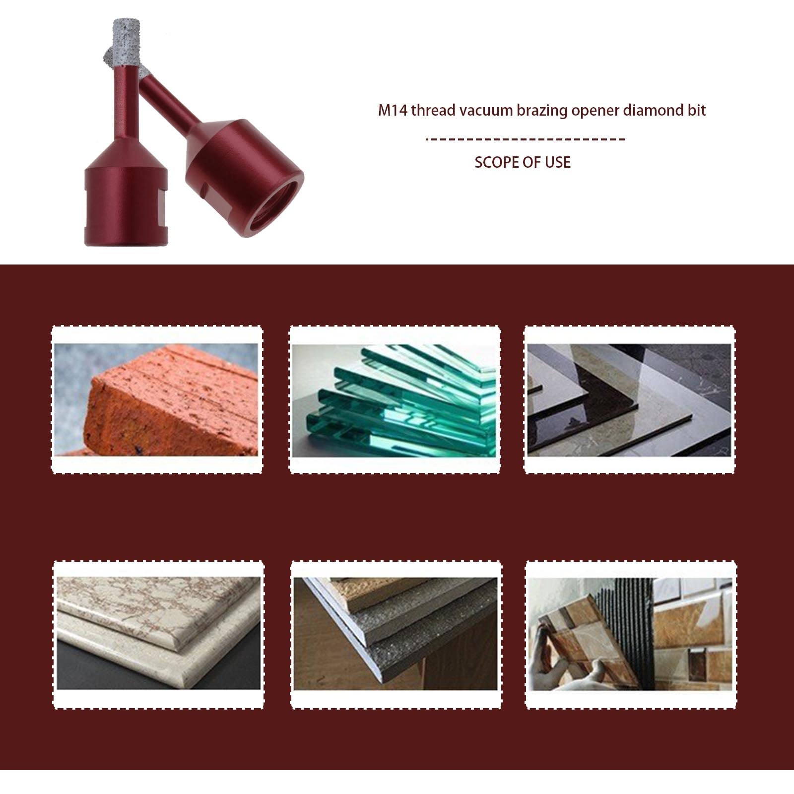 Foret Diamant Pour Carrelage 8 Mm - Percer Les Carreaux Sans