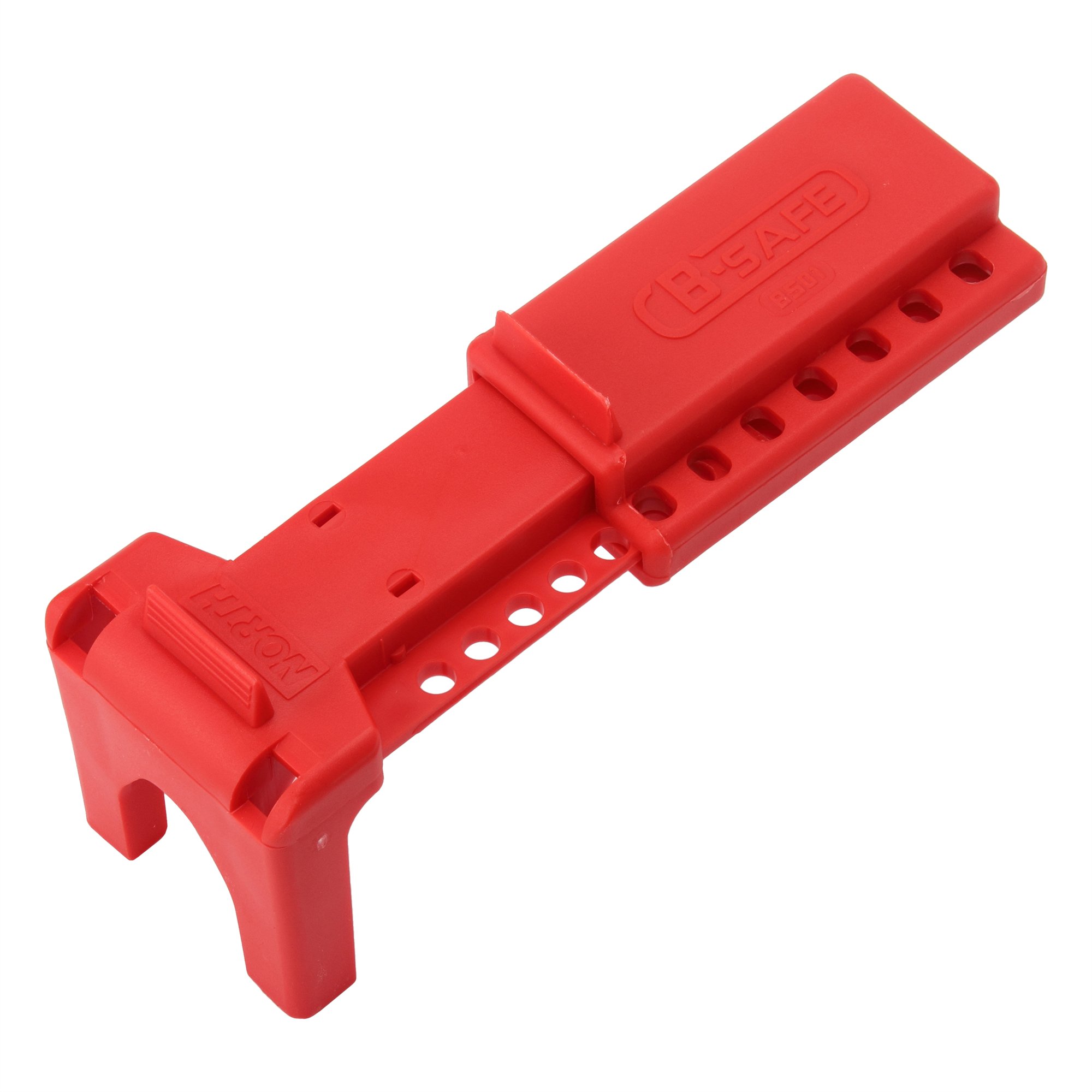 Panduit PSL-BV2 Ball Valve Lockout Device, 1.25 - 3.00-Inch Valve Size, Red