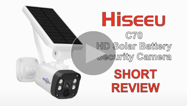 G115　Hiseeu Smart wireless solar camera Amazon.com : Hiseeu Solar Camera Wireless Outdoor, Home
