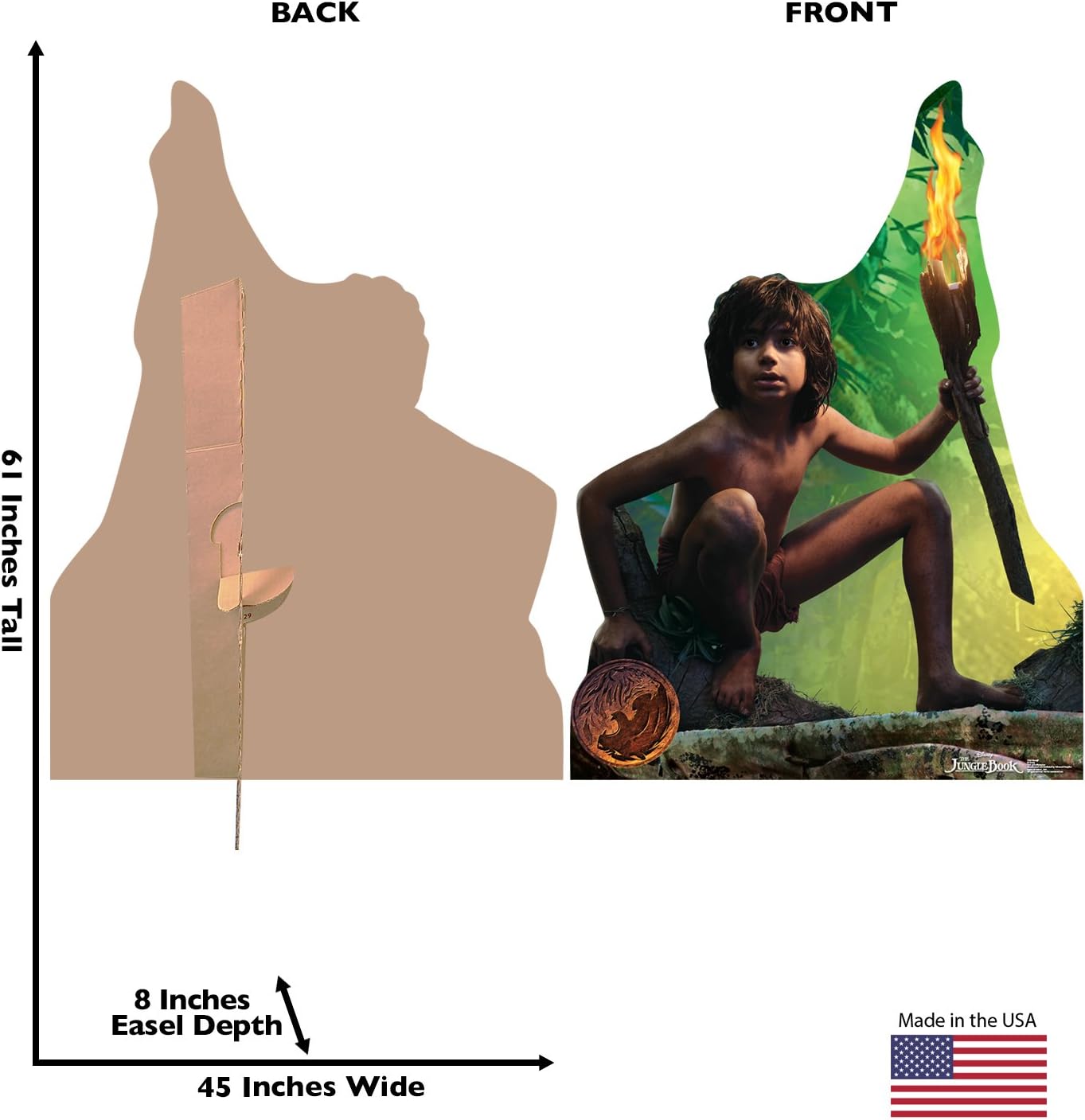 Cardboard People Shere Khan Life Size Cardboard Cutout Standup - Disney's The Jungle Book (2016)