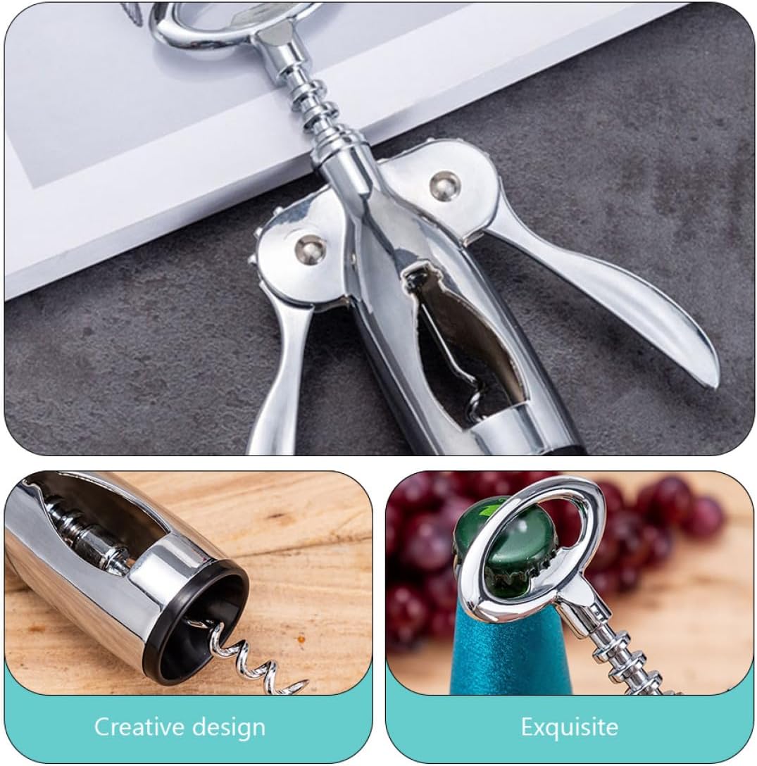 Red Wine Bottle Opener Zinc Alloy Corkscrew for Beer and Wine Oktoberfest
